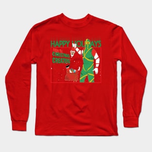 the xmas creature Long Sleeve T-Shirt